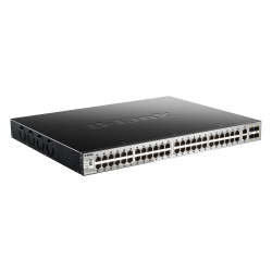 D-Link DGS-3130-54PS/E 54Port PoE Switch, Layer 3 PoE Gigabit Stack (SI