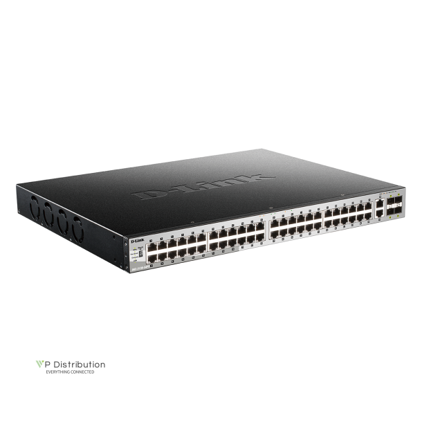 D-Link DGS-3130-54PS/E 54Port PoE Switch, Layer 3 PoE Gigabit Stack (SI