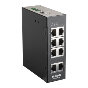 D-Link DIS-100E-8W Industrial Switch 8-Port Unmanaged Layer2 Fast Ethernet