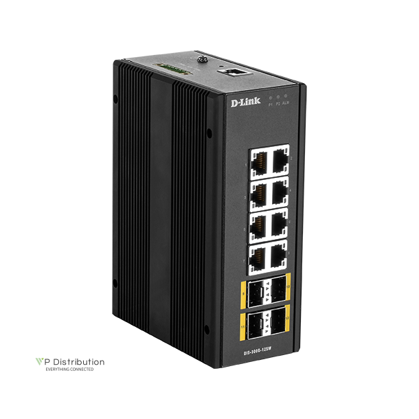 D-Link DIS-300G-12SW 12-Port SwitchLayer2 Managed Gigabit Industrial