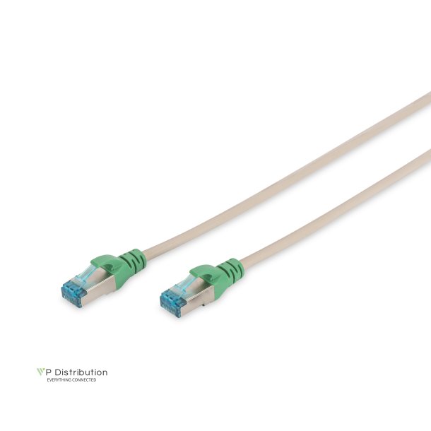 CAT 5e SF-UTP crossover patch cord, Cu, PVC AWG 26/7, length 2 m, color grey