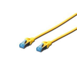 CAT 5e SF-UTP patch cord, Cu, PVC AWG 26/7, length 5 m, color yellow