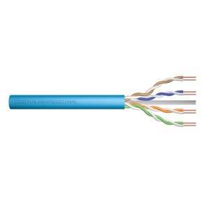 CAT 6A U-UTP installation cable, 500 MHz Cca (EN 50575), AWG 23/1, 305 m drum,