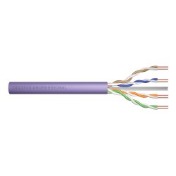 CAT 6 U-UTP installation cable, 250 MHz B2ca (EN 50575), AWG 23/1, 100 m paper box,