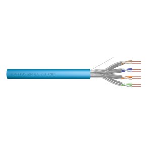CAT 6A U-FTP installation cable, 500 MHz Dca (EN 50575), AWG 23/1, 500 m drum,