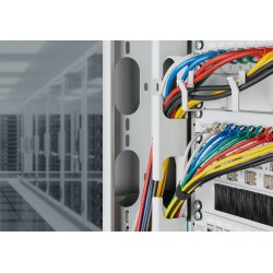 CAT 6A F-FTP Slim Patch cord, Cu, LSZH AWG 32/7, length 1m, Green