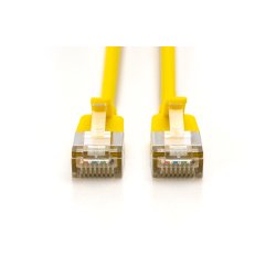 CAT 6A F-FTP Slim Patch cord, Cu, LSZH AWG 32/7, length 2m, Yellow