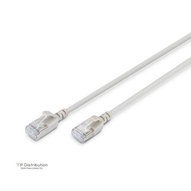 CAT 6A F-FTP Slim Patch cord, Cu, LSZH AWG 32/7, length 5m, Grey