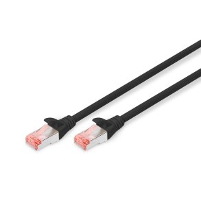 CAT 6 S-FTP patch cord, Cu, LSZH AWG 27/7, length 5 m, color black