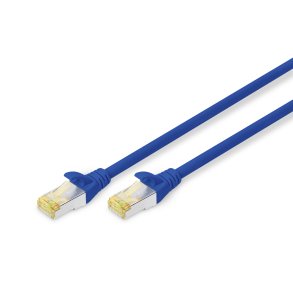 CAT 6A S-FTP patch cord, Cu, LSZH AWG 26/7, length 5 m, color blue