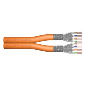 CAT 7 S-FTP installation cable, 1200 MHz Cca (EN 50575), AWG 23/1, 100 m ring,