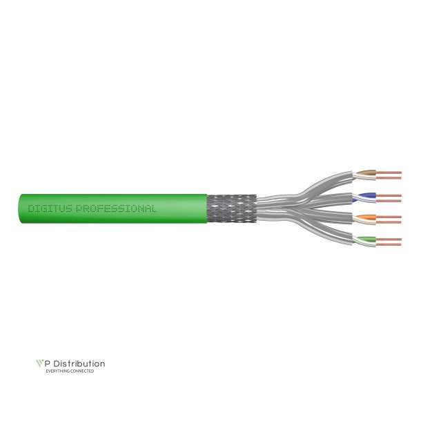 CAT 8.2 S-FTP installation cable, 2000 MHz Cca (EN 50575), AWG 22/1, 500 m drum,