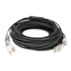 Digitus Breakout cable 8 Fibers, OM4, LC/UPC-LC/UPC universal, color black, 30m