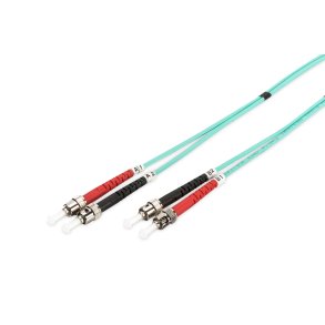Digitus FO patch cord, duplex, ST to ST MM OM3 50/125 µ, 1m