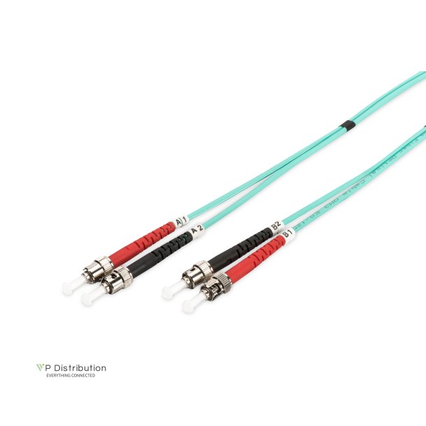 Digitus FO patch cord, duplex, ST to ST MM OM3 50/125 &micro;, 10m