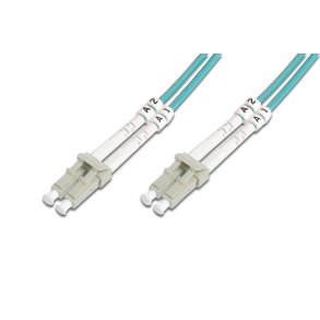Digitus FO patch cord, duplex, LC to LC MM OM3 50/125 µ, 15m
