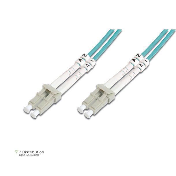 Digitus FO patch cord, duplex, LC to LC MM OM3 50/125 &micro;, 15m