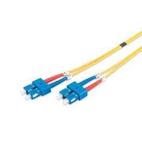 Digitus FO patch cord, duplex, SC to SC SM OS2 09/125 µ, 2 m