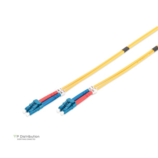 Digitus FO patch cord, duplex, LC to LC SM OS2 09/125 &micro;, 1 m