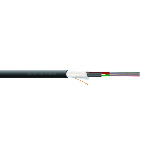 Digitus FO A-I-DQ(ZN)BH 48G50/125µ, MM, OM3, 48 fibers Indoor/Outdoor, LSZH, Dca, black, length 1 m