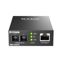 D-Link Gigabit Converter DMC-G02SC/E, 10/100/1000 zu 1000 SX Multi (SC) 550m