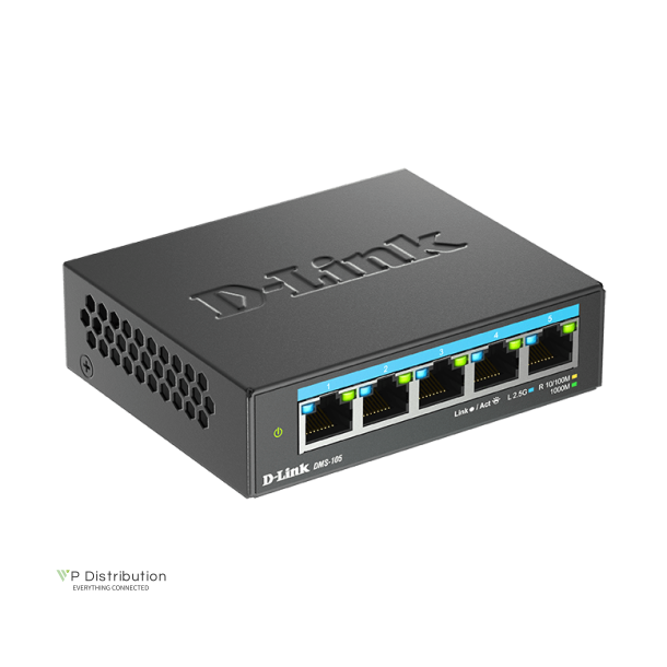 D-LINK DMS-105/E 5-Port Switch, Multi-Gigabit Unmanaged