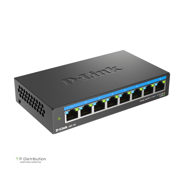 D-LINK DMS-108/E 8-Port Switch, Multi-Gigabit Unmanaged
