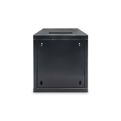 Digitus 254 mm (10") 6U wall mounting cabinet 330x312x300 mm, color black (RAL 9005)