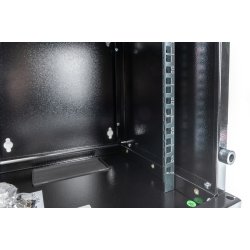 Digitus 254 mm (10") 6U wall mounting cabinet 330x312x300 mm, color black (RAL 9005)