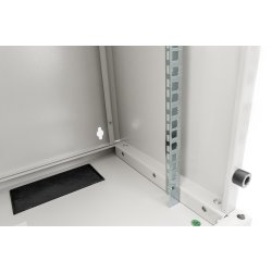 Digitus 254 mm (10") 9U wall mounting cabinet 464x312x300 mm, color grey (RAL 7035)