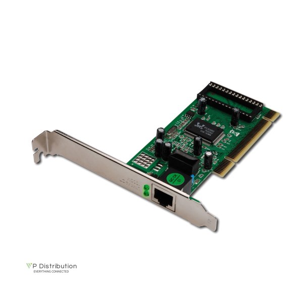 Digitus Gigabit Ethernet PCI Card 32-bit, low profile bracket, RTL8169SC chipset