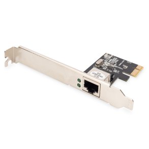 Digitus Gigabit Ethernet PCI Express Card 32-bit, low profile bracket,Realtek RTL8111H