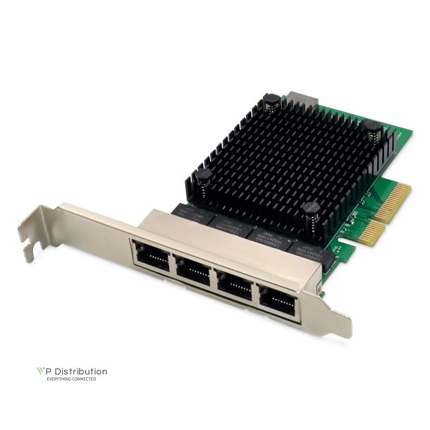 Digitus 4 Port RJ45 RTL8125B 2,5 GBits Server NIC