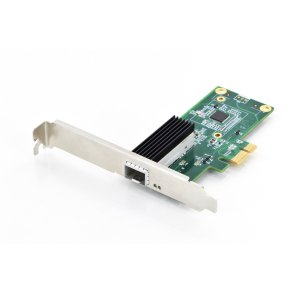 Digitus SFP Gigabit Ethernet PCI Express Card 32-bit, low profile bracket, Intel WGI210 chipset
