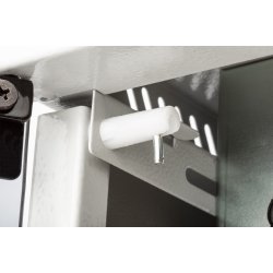 Digitus 10" and 19" combi wall mounting cabinet 10U horizontal (10"), 5U vertical (19"), grey