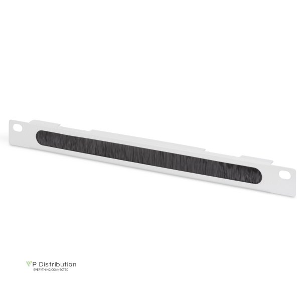 Digitus 254 mm (10") 0.5U cable brush management panel 22x254x10 mm, color grey (RAL 7035)