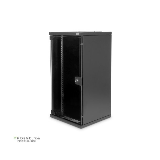 Digitus 10 inch network bundle, incl. 12U cabinet, black and various components