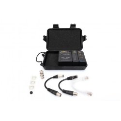 Cable tester, network, RJ45, Single side tester main device, remote unit, PoE tester, with case