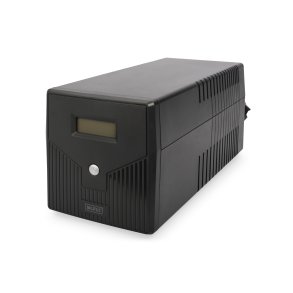 Digitus Line-Interactive UPS, 1000VA/600W 12V/7Ah x2 battery,4x CEE 7/7,USB,RS232,RJ45,LCD