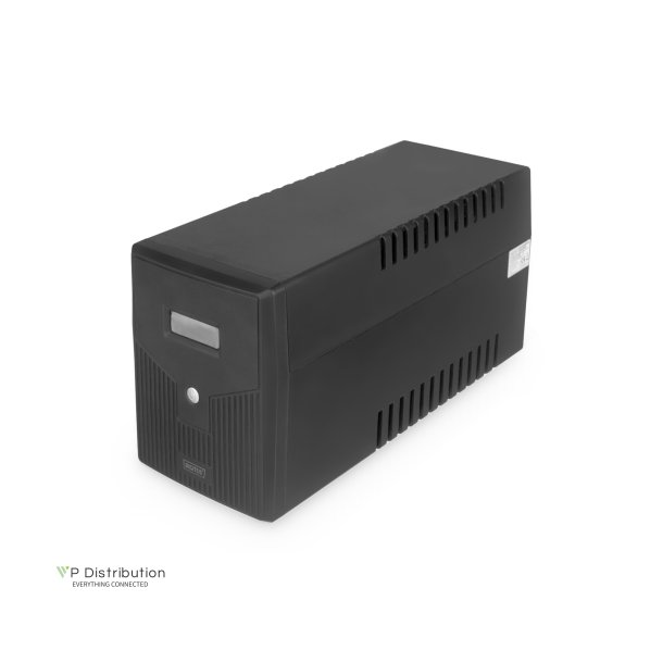 Digitus Line-Interactive UPS, 2000VA/1200W 12V/9Ah x2 battery,4x CEE 7/7,USB,RS232,RJ45,LCD