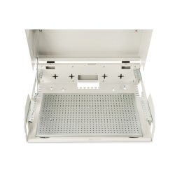 Digitus Wall mounting cabinet, SOHO, slim, 145x525x475 mm 3U rotatable, 2U fix, color grey (RAL 7035)