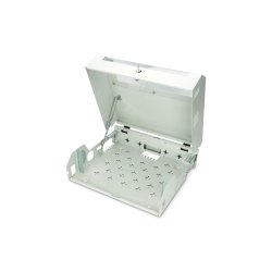 Digitus Wall mounting cabinet, SOHO, slim, 145x525x475 mm 3U rotatable, 2U fix, color grey (RAL 7035)