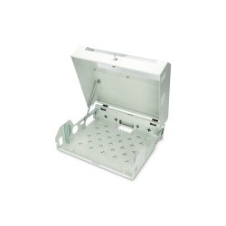 Digitus Wall mounting cabinet, SOHO, slim, 145x525x475 mm 3U rotatable, 2U fix, color grey (RAL 7035)