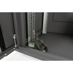 Digitus 7U wall mounting cabinet 389x600x600 mm, color black (RAL 9005)