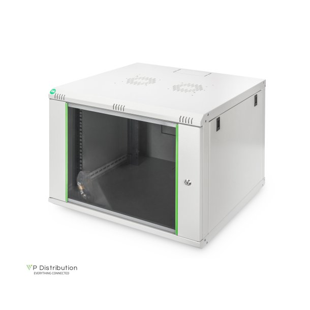 Digitus 7U wall mounting cabinet, Dynamic Basic 389x600x600 mm, color grey (RAL 7035)