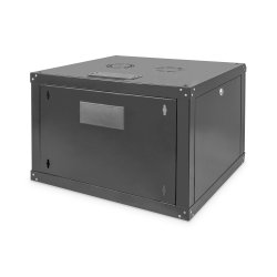 Digitus 7U wall mounting cabinet, Unique 420x600x600 mm, color black (RAL 9005)