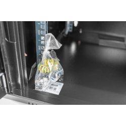 Digitus 7U wall mounting cabinet, Unique 420x600x600 mm, color black (RAL 9005)