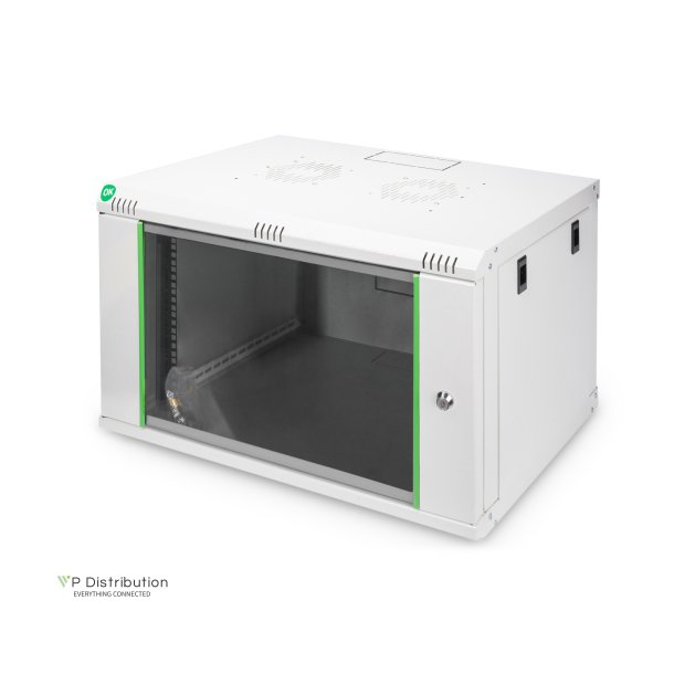 Digitus 7U wall mounting cabinet, Dynamic 389x600x450 mm, color grey (RAL 7035)