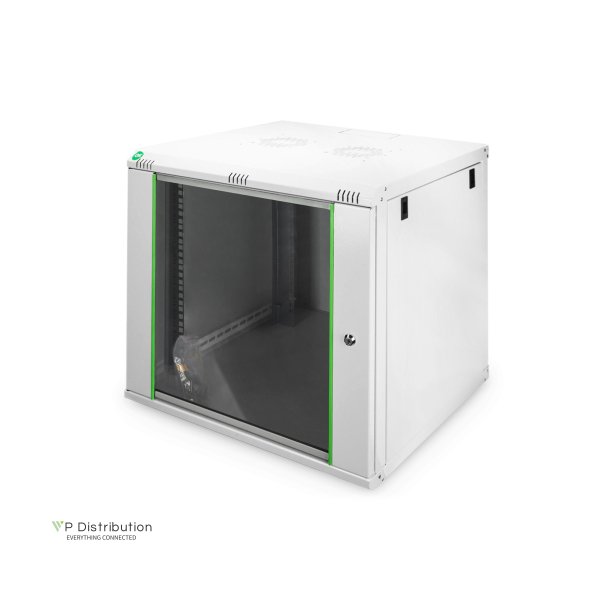 Digitus 12U wall mounting cabinet, Dynamic Basic 611x600x600 mm, color grey (RAL 7035)