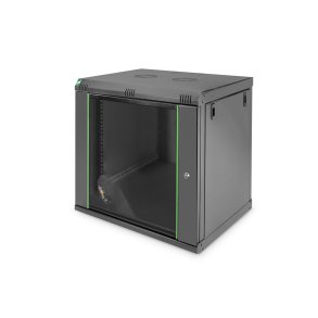 Digitus 12U wall mounting cabinet, Dynamic 611x600x450 mm, color black (RAL 9005)